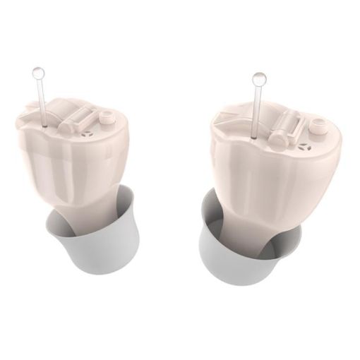 CIC Hearing Aid with Smart Noise Reduction for Elderly, Skin Color - 1