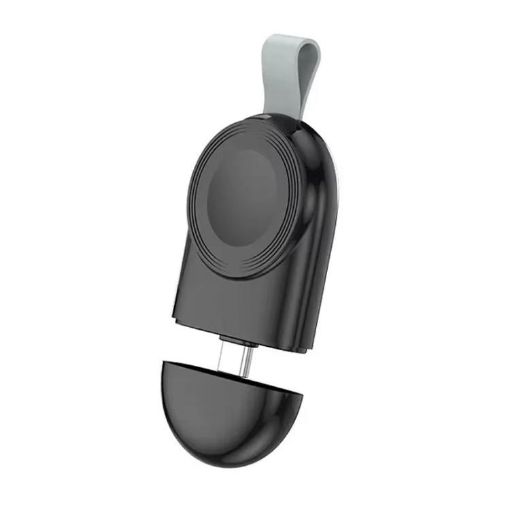 Portable Magnetic Wireless Charger for Apple Watch (Black) - 1