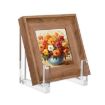 Set of 2 Acrylic Stands for Books, Pictures, Plates - 3