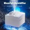 Moonfall Black Humidifier Aroma Diffuser w/ Night Light, Large Fog - 4