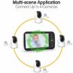 5" LCD Baby Monitor with Night Vision - EU Plug - 4
