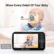 5" LCD Night Vision Baby Monitor with AU Plug - 3