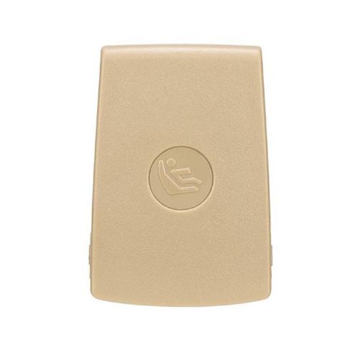 BMW F30 F31 3-Series Rear Child Seat Safety Anchor Cover Beige - 1