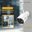 SriHome SH034C 4.0MP AI WiFi Outdoor Surveillance Camera UK Plug - 2