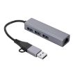 USB3.0 Type-C to Gigabit Network Port + 3 USB HUB SL-006 - 2