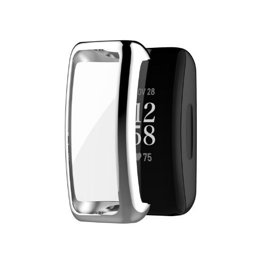Fitbit Inspire3 Silver TPU Electroplating Protective Case Cover - 1