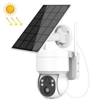 2MP HD IP66 Waterproof WiFi Solar Camera - T34 (White) - 1