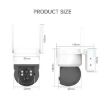 T34 2MP WiFi Solar Camera IP66 Waterproof Wireless (Black) - 3