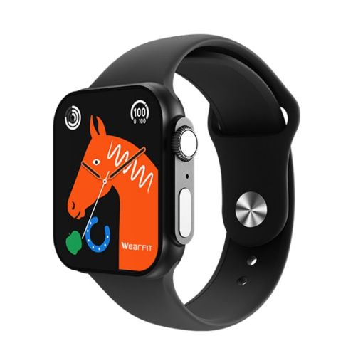 HW8 Ultra Smart Watch 2.02", IP67, Heart Rate & Sports Modes, Black - 1