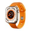 WS8 Plus 2" IPS Smart Watch, IP68, Heart Rate, Sports Modes, Gold+Orange - 1