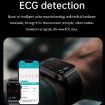 E500 1.83" HD Smart Watch with ECG & Blood Sugar Monitor (Red) - 6