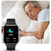 F100 Smart Watch, 1.7" HD Screen, Temp & Blood Oxygen Monitoring, Black - 5
