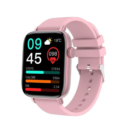 T49 1.9'' HD Smart Watch with Heart Rate & Bluetooth Calling - Pink - 1