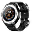 T92 2 in 1 Smart Watch & Bluetooth Headset, Heart Rate, Music, Silver - 1