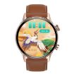 Ochstin 5HK8 Pro 1.36" Smart Watch, Leather Strap (Gold) - 2