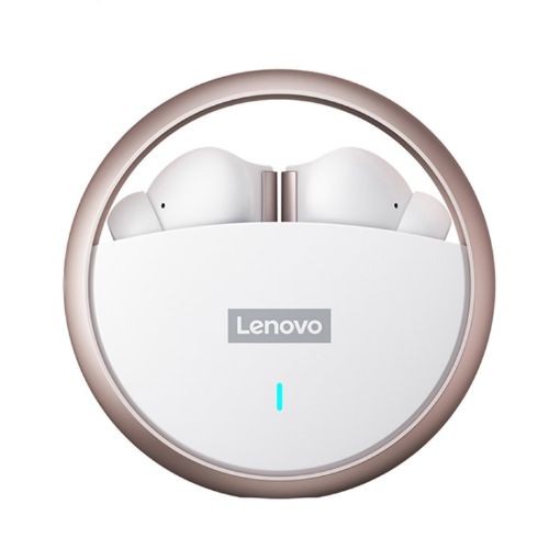 Lenovo LP60 TWS Wireless Bluetooth 5.3 Earphones - White - 1