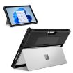 Black Striped Hollow Case for Microsoft Surface Pro 9 w/ Strap - 2