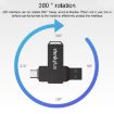 Lenovo Thinkplus MU252 64GB USB 3.1 + USB-C Flash Drive (Black) - 5