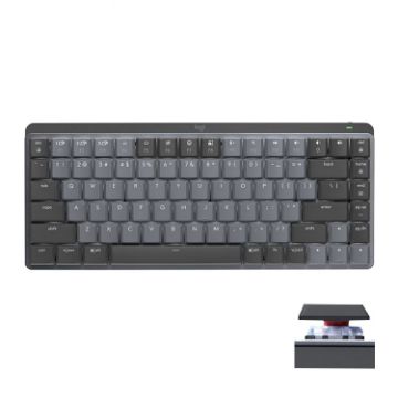Logitech MX Mechanical Mini Wireless Keyboard, Red Axis, USB Receiver - 1