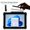 Microsoft Surface Pro 10/9 Transparent Acrylic Laptop Case, Black - 6