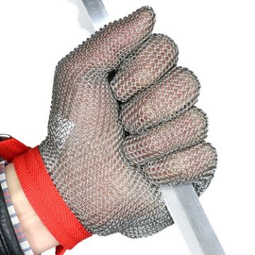 XS 304 Stainless Steel Anti-cutting 5 Finger Protection Gloves - 1