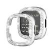 Fitbit Versa 4 Electroplated Double-Row Diamond Watch Case (Silver) - 1