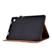 Samsung Galaxy Tab A8 10.5 2021 Leather Case, Tower Embossed, Brown - 5