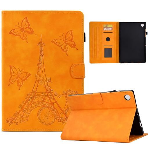 Samsung Galaxy Tab A8 10.5 2021 X205 Leather Case, Khaki - 1