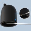 Black Silicone Charging Holder for Apple Watch (No Charger Included) - 5