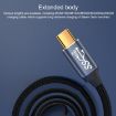 Steam Deck Gen2 100W USB-C Male to Male Curved Cable, 0.5m - 4
