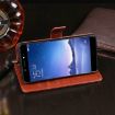Ulefone S8 Pro Yellow Leather Case with Card Slots & Holder - 5