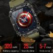 T3 Green 1.95" Rugged Smart Sports Wristband Heart Rate/BP Monitor - 5