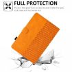 Rhombus Embossed Leather Case for Samsung Galaxy Tab A8 10.5 (Khaki) - 5