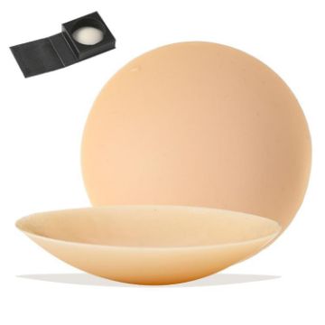 Ultra-Thin Silicone Self-Adhesive Breast Stickers, 8CM Skin Color - 1