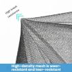 Portable Mosquito Net Tent, No Installation Needed, White Mesh - 5