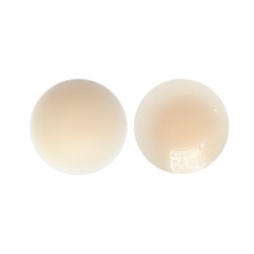Invisible 8cm Silicone Breast Stickers, Fair Skin, Ultra-thin - 1