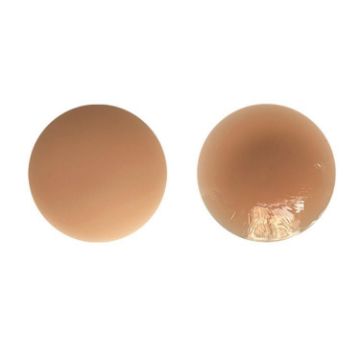 Invisible Ultra-thin Anti-bump Silicone Breast Stickers, 8cm Wheat Skin - 1