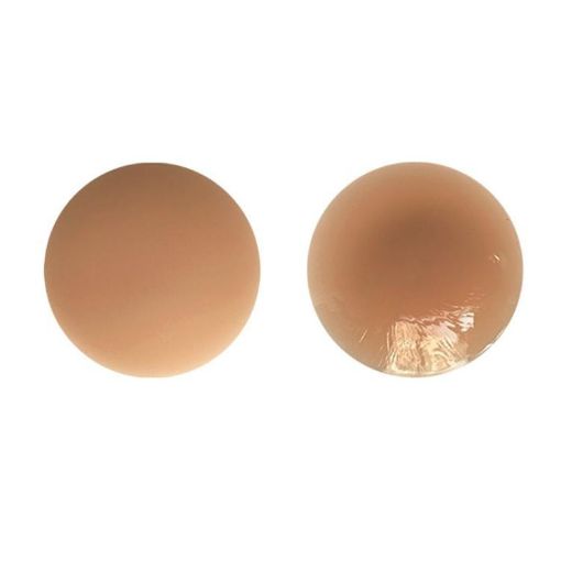 Invisible Ultra-thin Anti-bump Silicone Breast Stickers, 8cm Wheat Skin - 1
