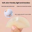 Invisible Ultra-thin Anti-bump Silicone Breast Stickers, 8cm Wheat Skin - 6