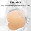 Ultra-Thin Invisible Silicone Breast Stickers, 10cm, Dark Brown - 5