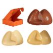 Double-Sided Silicone Breast Pads, S/A, Brown Skin, Orange Box - 2