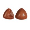 Double-Sided Silicone Triangle Breast Pads, M/B, Brown Skin, Orange Box - 1