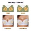 XL/D Brown Skin Silicone Triangle Breast Pads in Orange Box - 6