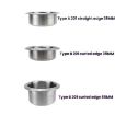 Yacht Car Cup Holder, Stainless Steel, A Type 201, 35MM Edge - 5