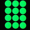 12pcs PEVA Glow-in-the-Dark Anti-Slip Stickers for Stairs & Bathroom - 1