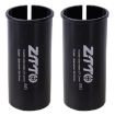 ZTTO 27.2-28.6mm Bicycle Seat Post Conversion Sleeve 2pcs (Black) - 1