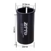 ZTTO 30.9-36mm Bicycle Seat Post Conversion Sleeve Reducer, 2pcs Black - 2