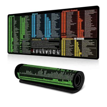 Keyboard Shortcut Non-Slip Desk Mat 300x600x2mm (No.31) - 1