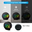 EDUP EH-8816 White Digital Clock Night Light & Alarm, Dual Power - 4