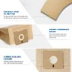2pcs Bissell 4122/2154A Vacuum Cleaner Dust Collecting Paper Bags - 4
